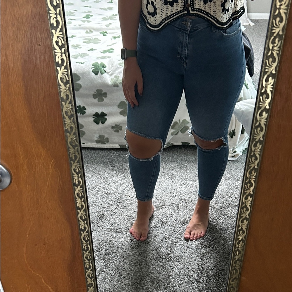 TopShop Distressed Jeans